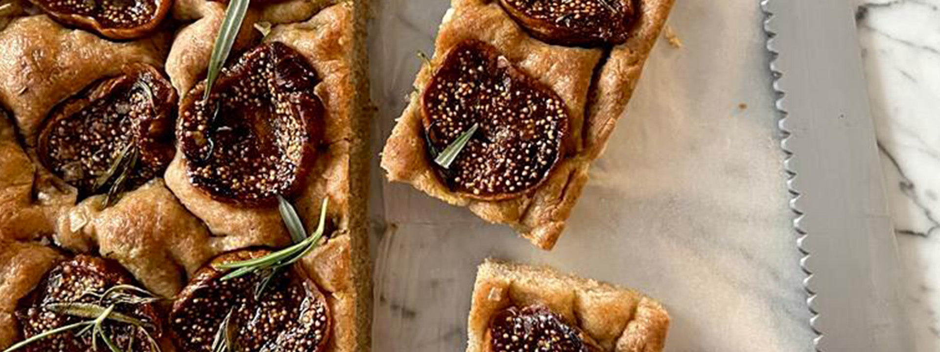 WHOLE WHEAT FOCACCIA WITH DRIED FIGS AND ROSEMARY